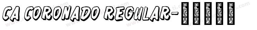 CA Coronado Regular字体转换